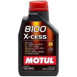 Масло моторное 5W-40 MOTUL 8100 X-CESS 1л.синтетика